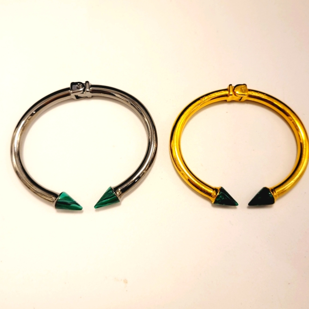 Vita Fede Mini Titan Bracelet, Malachite Taitan & Gold colors Unisex New